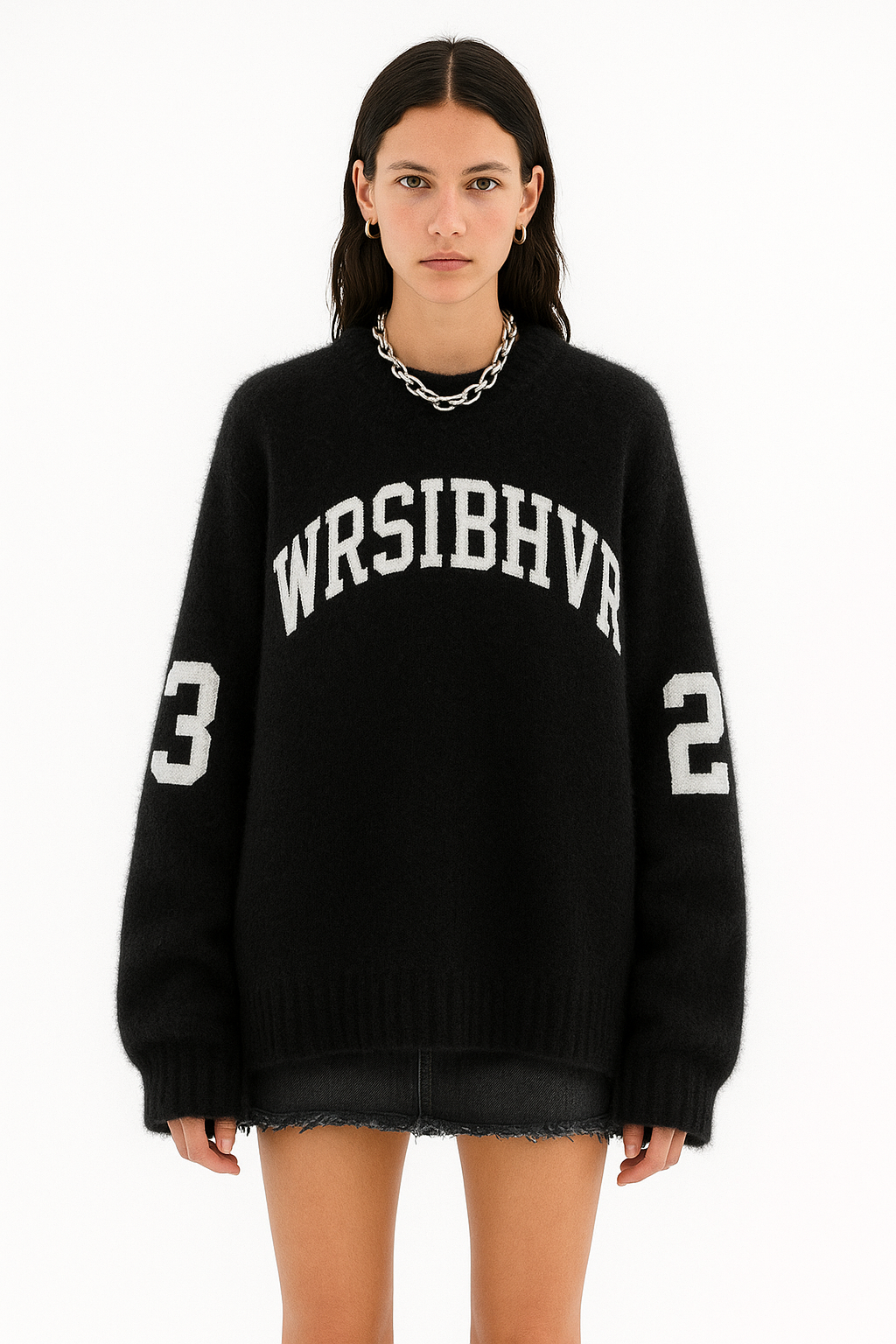 Varsity Knit Sweater