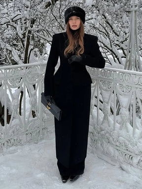 Vivienne Wool Long Coat