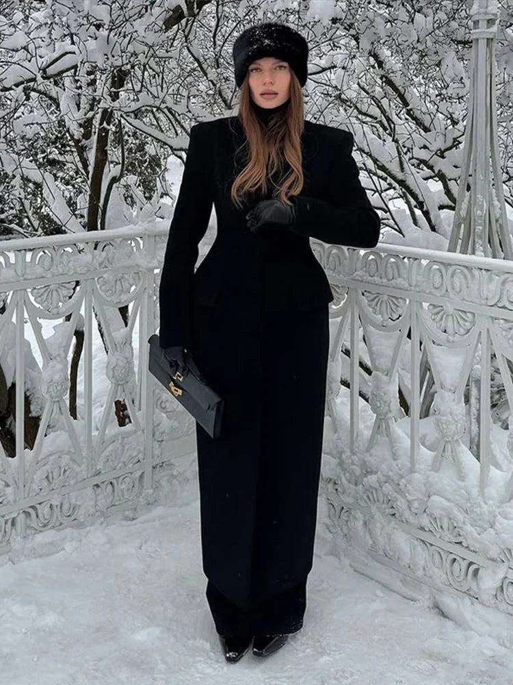 Vivienne Wool Long Coat