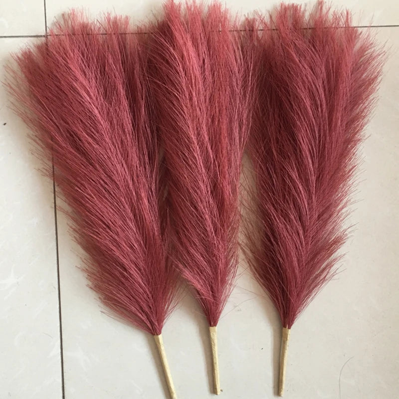 Faux Pampas Grass Stems