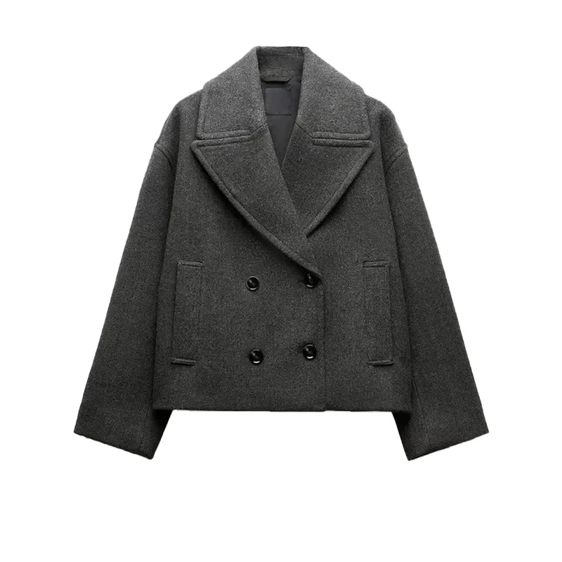 Camille Double-Breasted Wool Coat