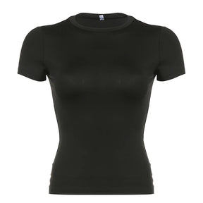 Arlette Fitted Crop Tee