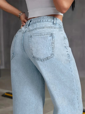 Yara High-Waist Straight Jeans