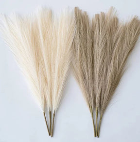 Faux Pampas Grass Stems