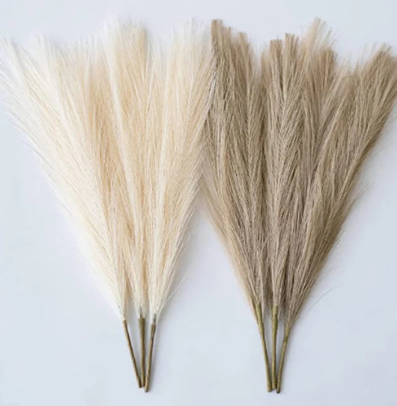 Faux Pampas Grass Stems