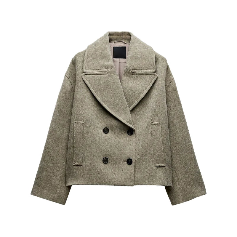 Camille Double-Breasted Wool Coat