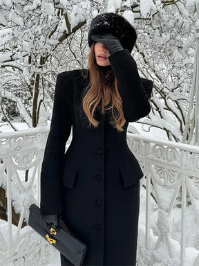 Vivienne Wool Long Coat