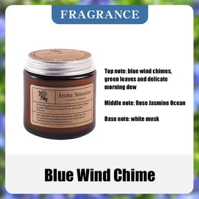 Amber Glass Soy Candle