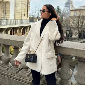 Isabella Soft Fur Blazer