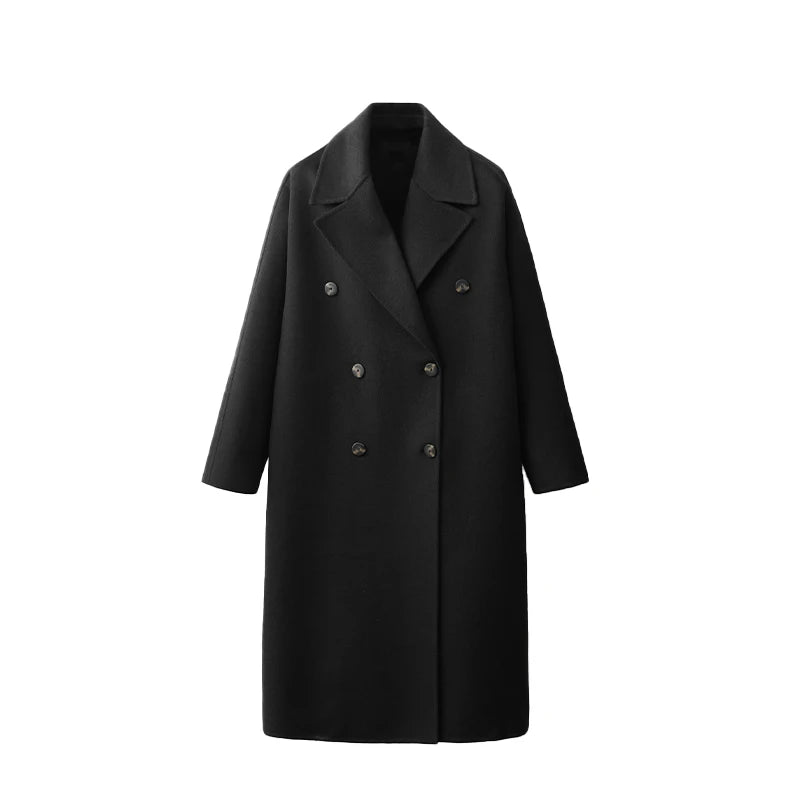 Camille Double-Breasted Wool Coat