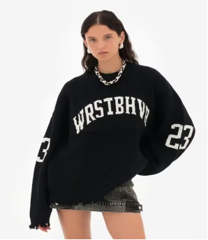Varsity Knit Sweater