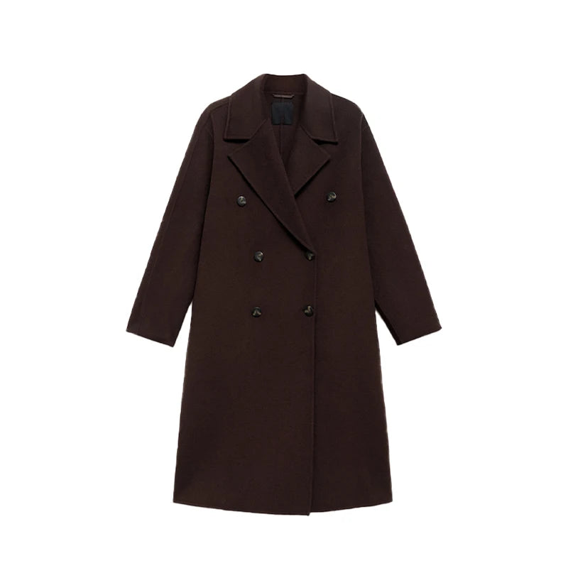 Camille Double-Breasted Wool Coat