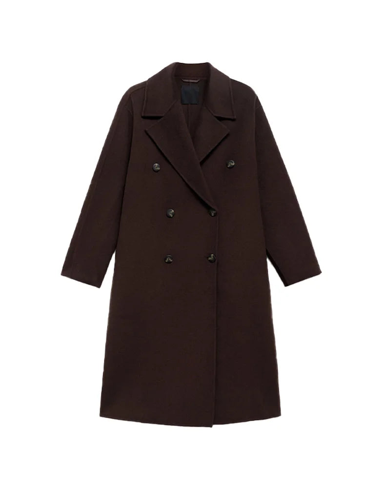 Camille Double-Breasted Wool Coat