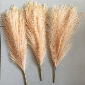 Faux Pampas Grass Stems