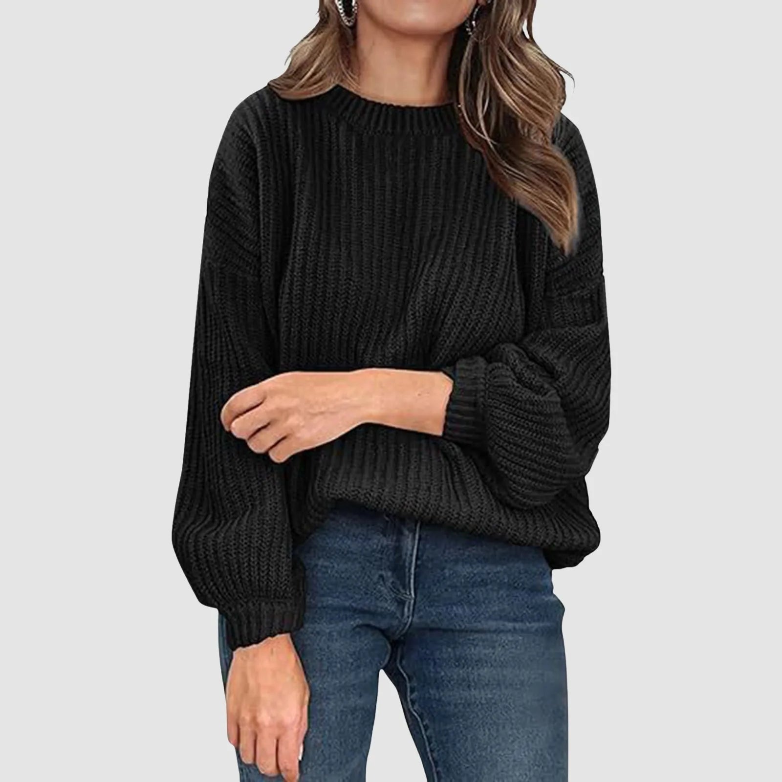 Aria Waffle Knit Sweater