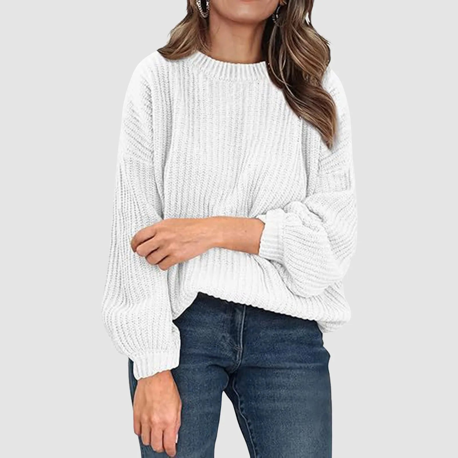 Aria Waffle Knit Sweater