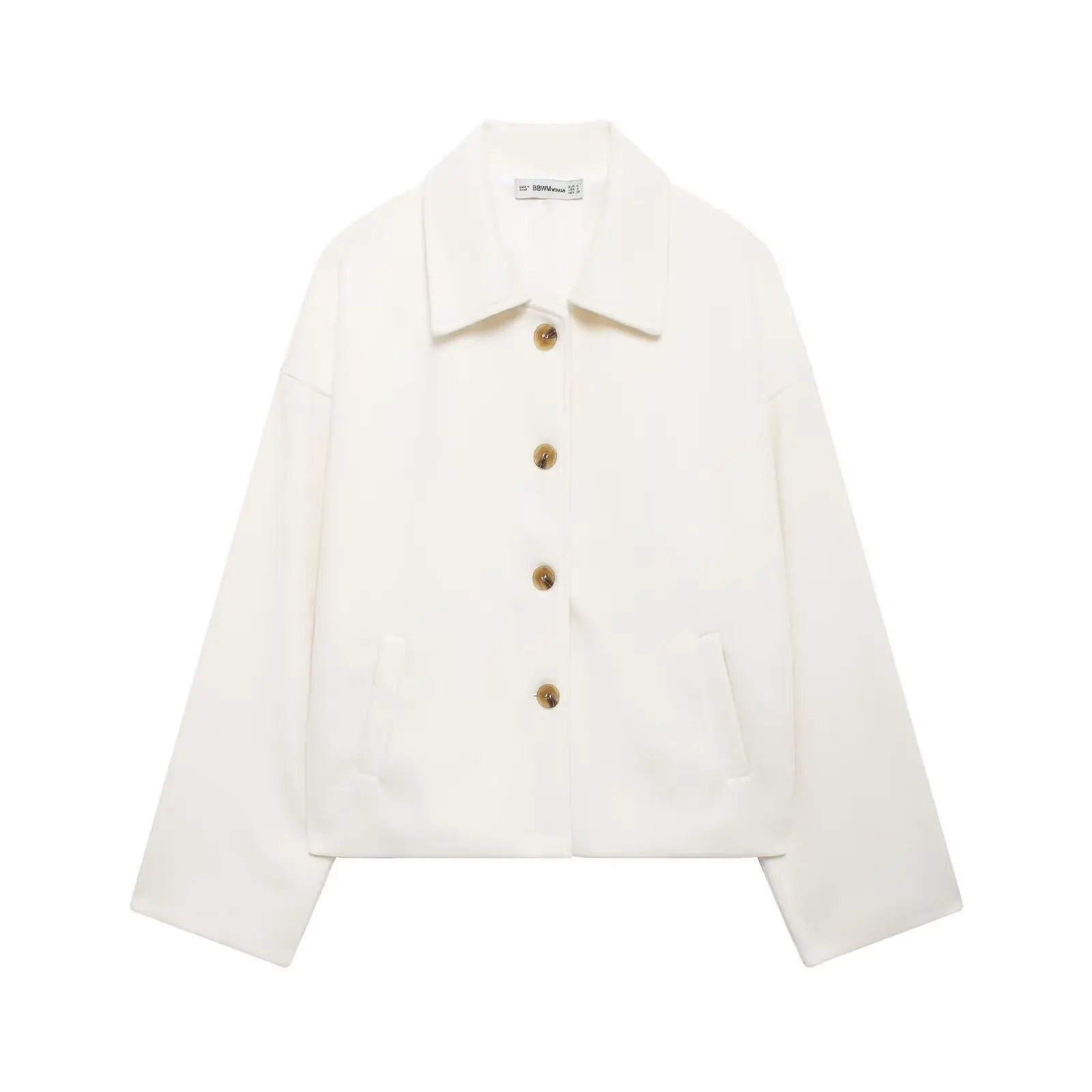 Ava Button-Up Wool Jacket