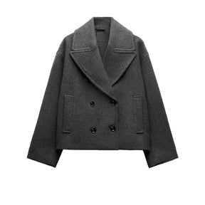 Camille Double-Breasted Wool Coat