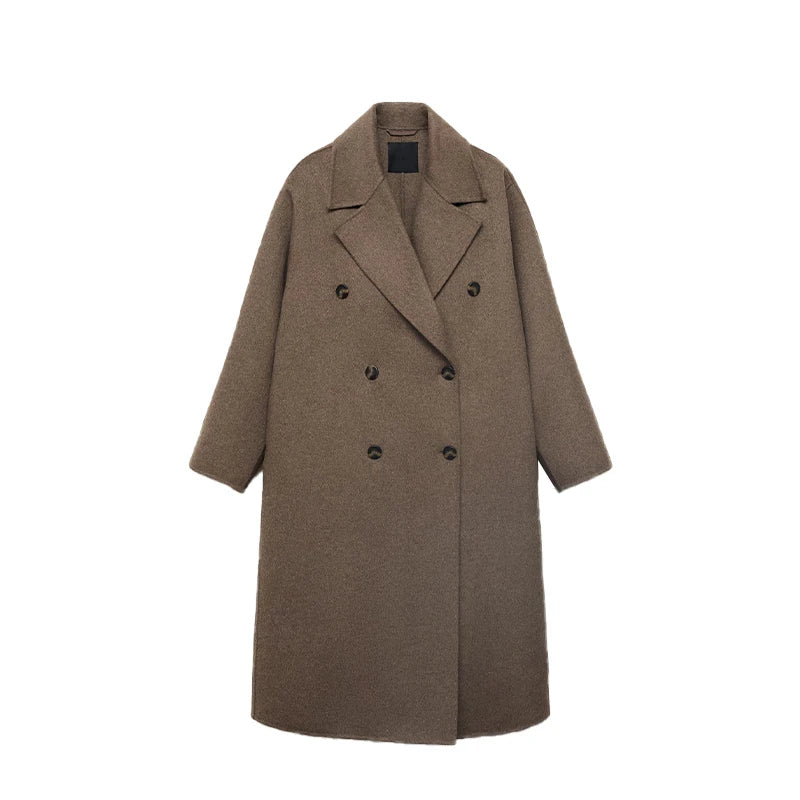 Camille Double-Breasted Wool Coat