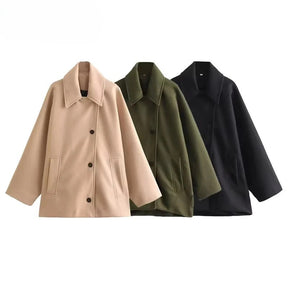 Léa Minimal Wool Jacket